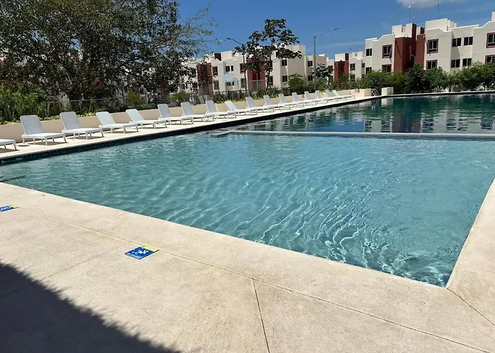 Beautiful With Pool View Apartment Playa del Carmen